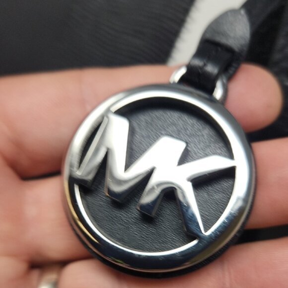 Michael Kors Megan Large Striped Leather Tote Bag - Picture 8 of 11